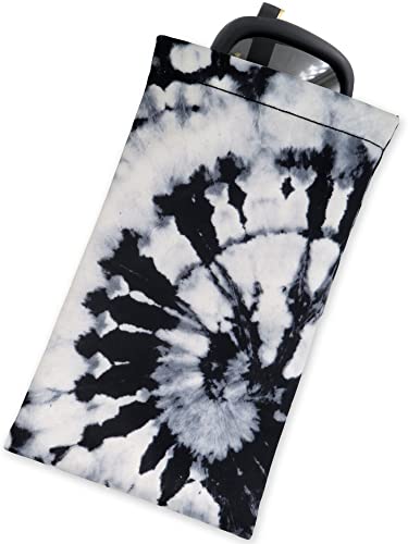 Image of Soft Sunglasses case | Large Glasses Case Holder - Eyeglass Pouch Squeeze Top | Glasses pouch Lightweight Extra Layers