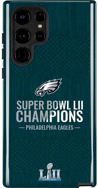 Skinit Impact Phone Case Compatible with Galaxy S24 Ultra - Officially Licensed NFL Philadelphia Eagles Super Bowl LII Champions Design