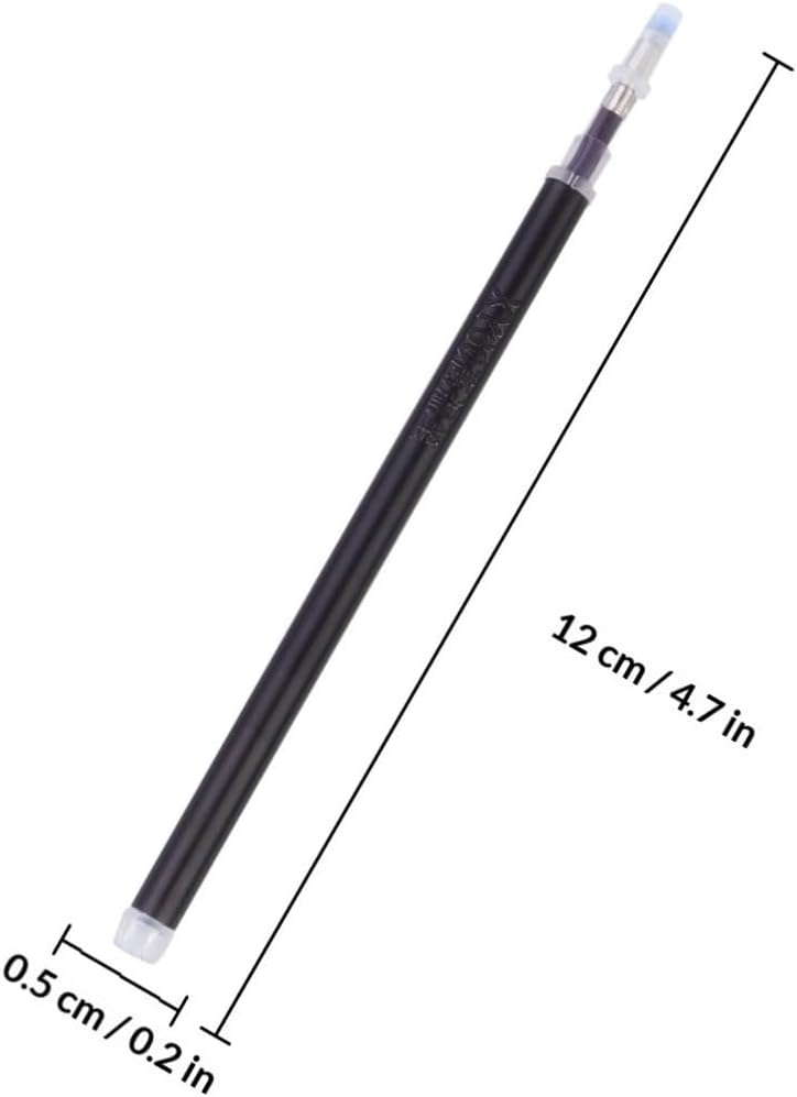 100pcs Heat Erasable Black Fabric Marking Pens for Sewing