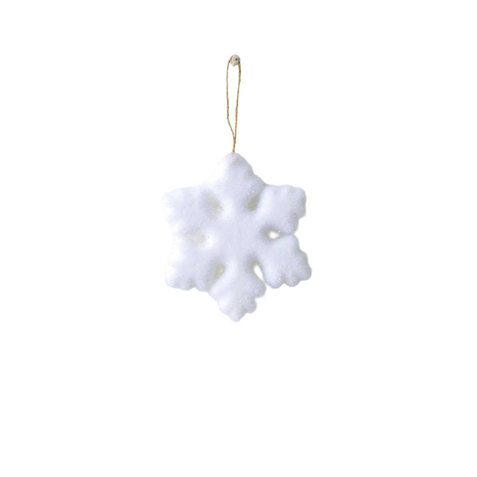 Fuzzy-Coated Snow Crystalloid Christmas Tree Soft Luxurious Decoration for Home Celebratory Adornment Christmas Decorations Easy Install Tree