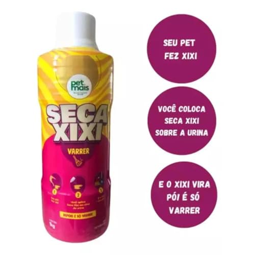 Petmais Pó Absorvente para Varrer, Limpeza de Urina de Cachorro e Gato, 1kg, Profissional