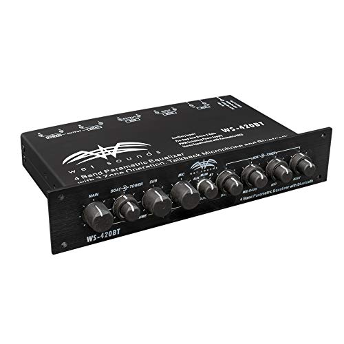 Dual Band EQ with Bluetooth, 3 Zone Control & Built-In Mic by Wet Sounds