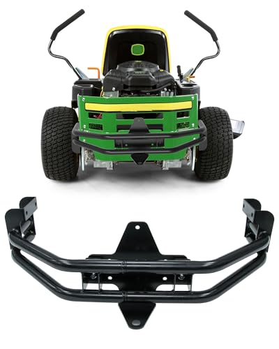 NIXFACE Rear Bumper Bar W/Hitch Kit Zero-Turn Mowers Replacement Compatible with John Deere Z235 Z255 Z335E Z335M Z345M Z345R Z355E Z375R