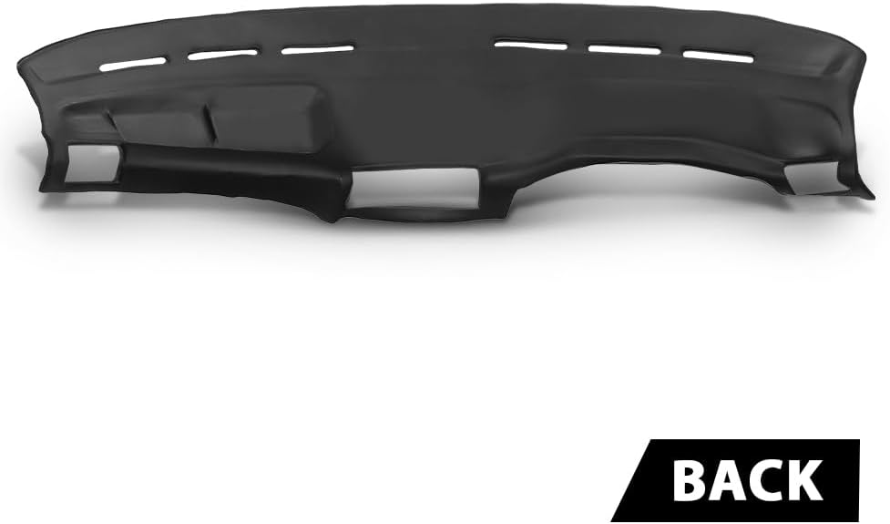 G-PLUS TPE Dashboard Molded Dash Cover Cap Compatible with BMW 318i 325e 325i 325is 1984 1985 1986 1987 1988 1989 1990 Black