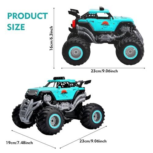 iBlivers Remote Control Monster Truck, 2.4GHz All Terrain RC Cars, Remote Control Monster Car with 2 Batteries, Spray RC Truck for Boys 4-7 8-12 and Girls - Image 6