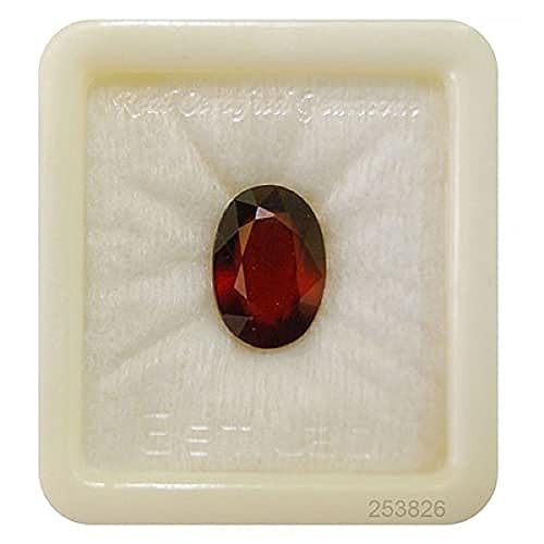 Grenat hessonite naturelle véritable 8,32 carats certifiée sans traitement