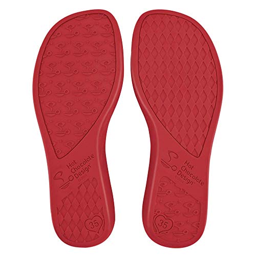 Hot Chocolate Design Chocolaticas Leopard Women's Mary Jane Flat Multicoloured Hcd 39 #TOP4