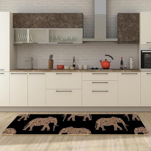 Tapetes de cocina antideslizantes: soluciona resbalones con estas 2 alfombras lavables de elefante 6