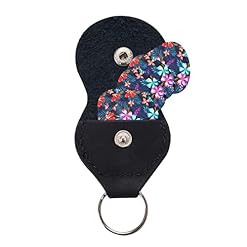 Lot de 6 médiators pour guitare acoustique, guitare électrique, basse, ukulélé – Fin, moyen et épais – Bleu floral - Les Beatles, Paul McCartney, John Lennon, RIngo Starr, George Harrison Lot de 6 médiators pour guitare acoustique, guitare électrique, basse, ukulélé - Fin, moyen et épais - Bleu floral – Image 5