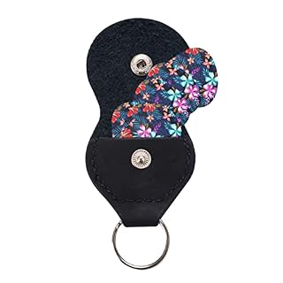 Lot de 6 médiators pour guitare acoustique, guitare électrique, basse, ukulélé – Fin, moyen et épais – Bleu floral - Les Beatles, Paul McCartney, John Lennon, RIngo Starr, George Harrison Lot de 6 médiators pour guitare acoustique, guitare électrique, basse, ukulélé - Fin, moyen et épais - Bleu floral – Image 5