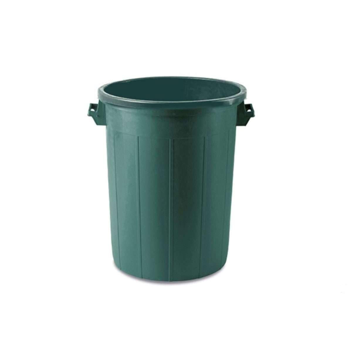 Stefanplast Cestino per rifiuti, 70 l, Verde Metallizzato, 30 x 45 x 60 cm