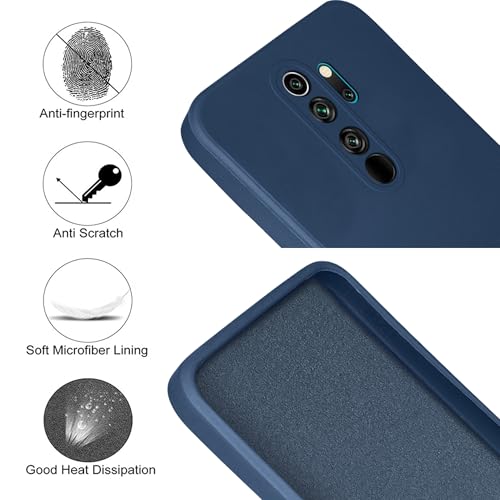 Image of Jkobi Back Cover Case for Xiaomi Mi Redmi Note 8 Pro (Matte Finish Silicone with Inside Fiber Cloth)