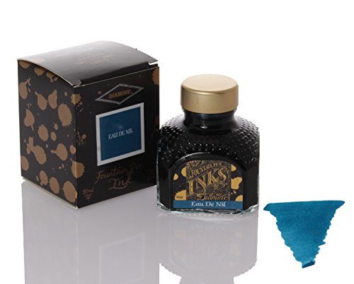 Diamine 80 ml Bottle Fountain Pen Ink, Eau De Nil by Diamineaa