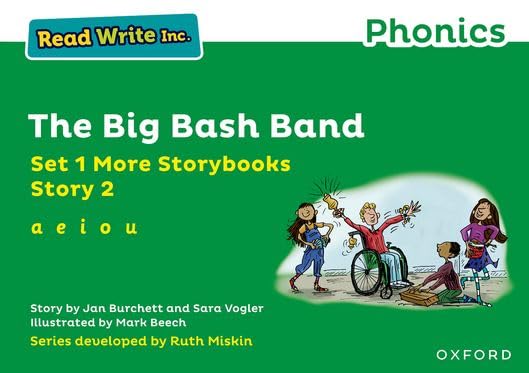 Read Write Inc Phonics: Green Set 1 More Storybook 2 The Big Bash Band ...