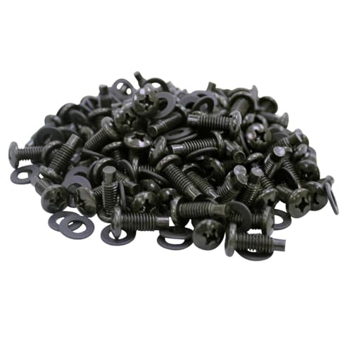Prox X-100RS Rack Screws W/Black Nylon Washers Pack of 100