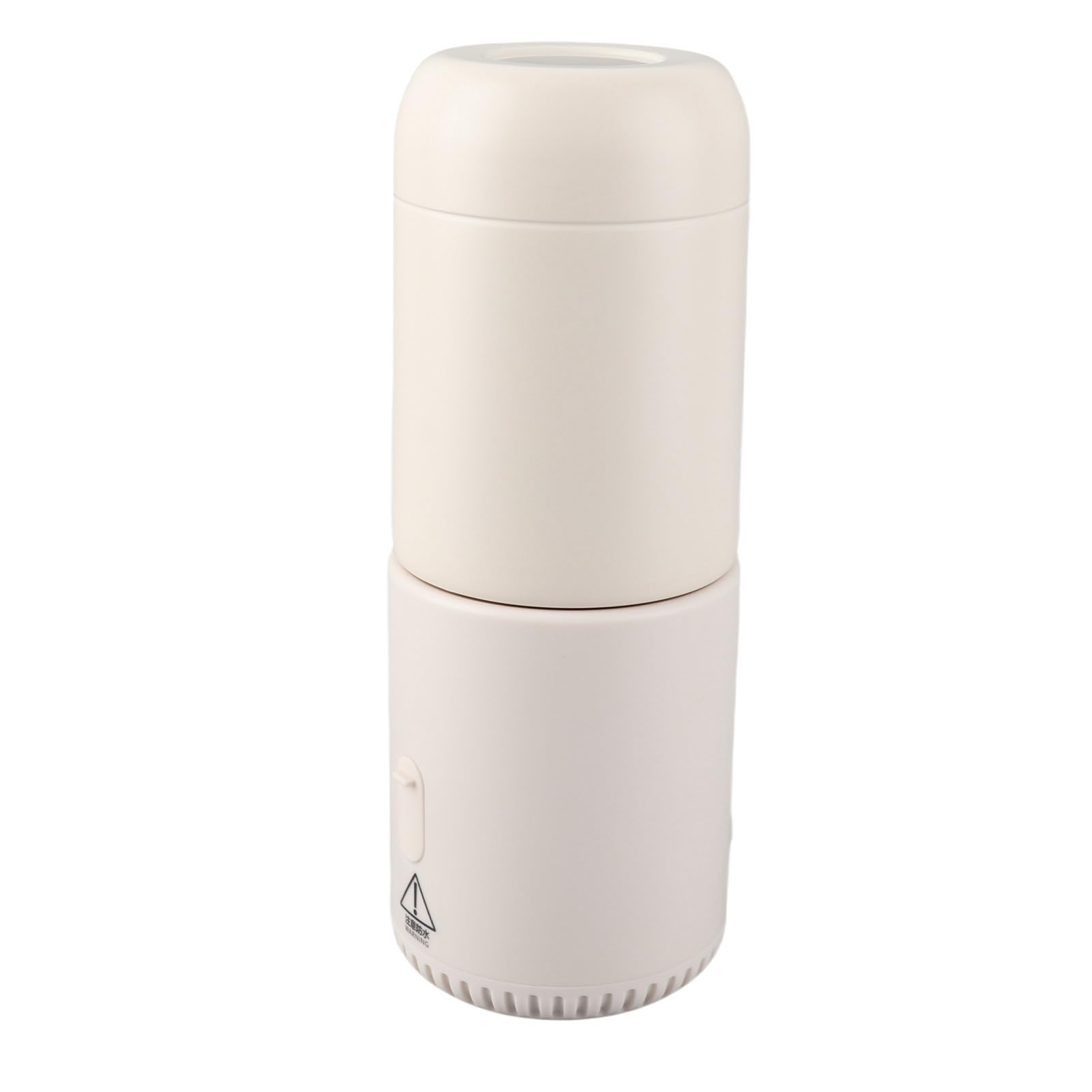 Termo Eléctrico de Viaje sin Cable Calentamiento Portátil, Calienta Agua Mantiene Temperatura Constante Taza Controlada 400 ml para Excursiones Oficina