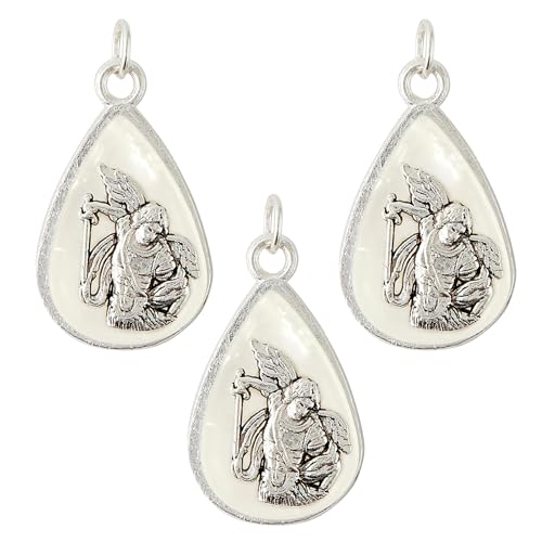 Needzo St. Michael Mother of Pearl Charm
