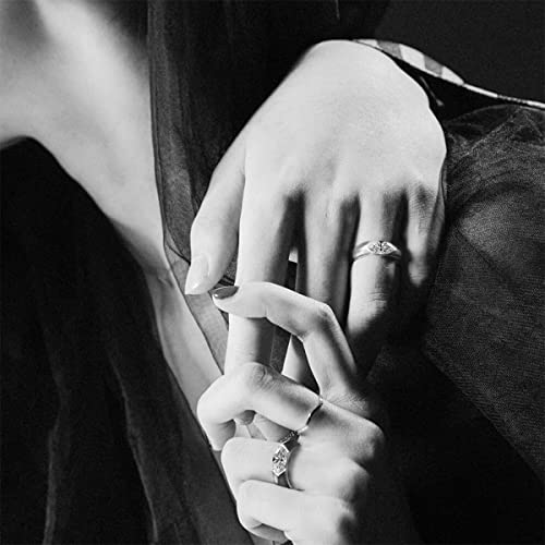 Civetcat 10X5Mm Oval Marquise Cut Moissanite Engagement Ring For Women Platinum Plated Silver Half Bezel Tension Set Silvery Cvctrgmo42Pssilver 0 #TOP2