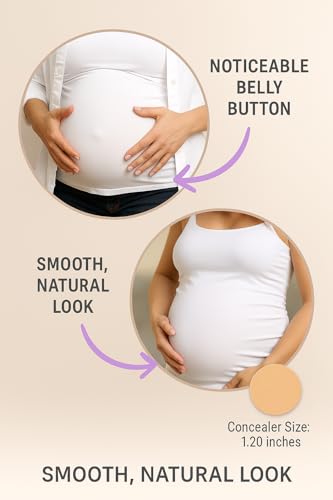 Brooke's Belly Button Covers – 10 Count | Pregnancy Essentials for Under Maternity Wear4