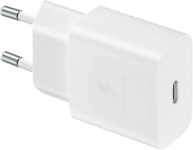 Samsung 15 W USB typu C, adapter do szybkiego ładowania, ładowarka, biały