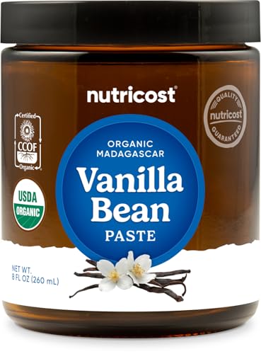 Nutricost Organic Madagascar Vanilla Bean Paste (8 oz) - Vanilla