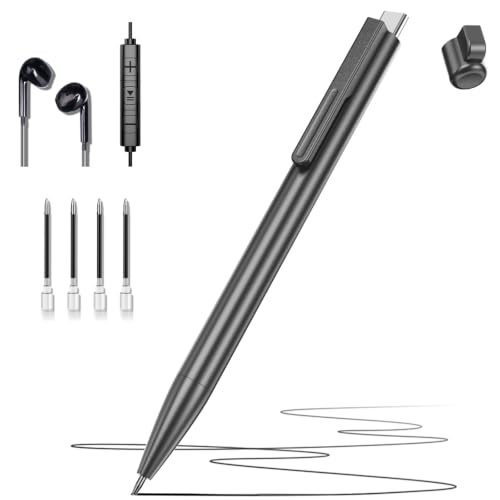 Image of Digital Voice Recorder,128GB Voice Activated Recorder with Playback,Noise Reduction & Long Battery Life,One-Touch Audio Recording Device with Type-C,Auto Save for Lectures,Meeting,Interviews & Classes