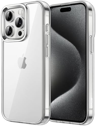 JETech Case for iPhone 15 Pro, Anti-Yellowing, Clear