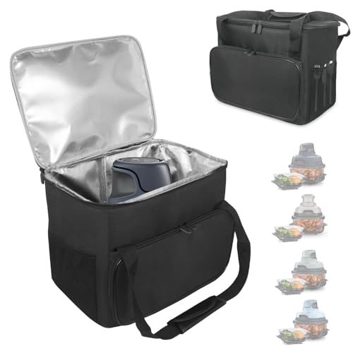 Sac étanche pour friteuse à air Ninja avec doublure aluminium thermique portable