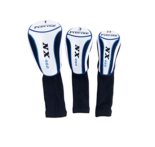 Precise Nx460 Ladies Womens Complete Golf Clubs Set Includes Driver, Fairway, Hybrid, 4 Irons, Putter, Bag, 3 H/C's - 2 Sizes - Regular And Petite Size! (Right Hand 5'3 - 5'9) #TOP7