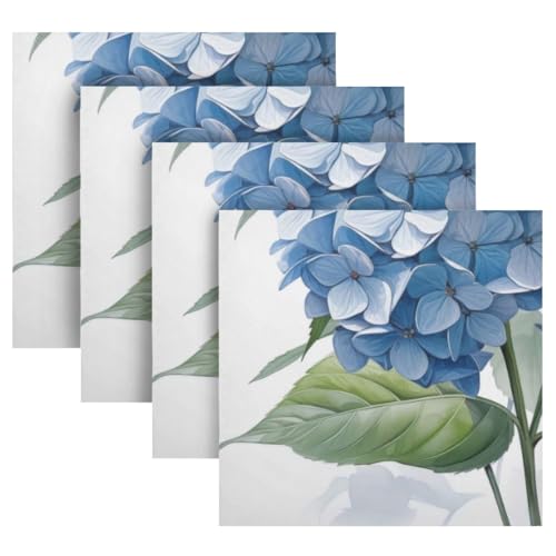 Servilletas de tela 20x20 pulgadas set x6 azul miniatura 7
