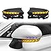 HIGH FLYING for Toyota Camry 2018-2024 Car LED Side Mirrors Sequential Dynamic Turn Signal Lights Indicator Set of a Pair Smoked Black Type A (Only Fit No Turn Signal Lights)