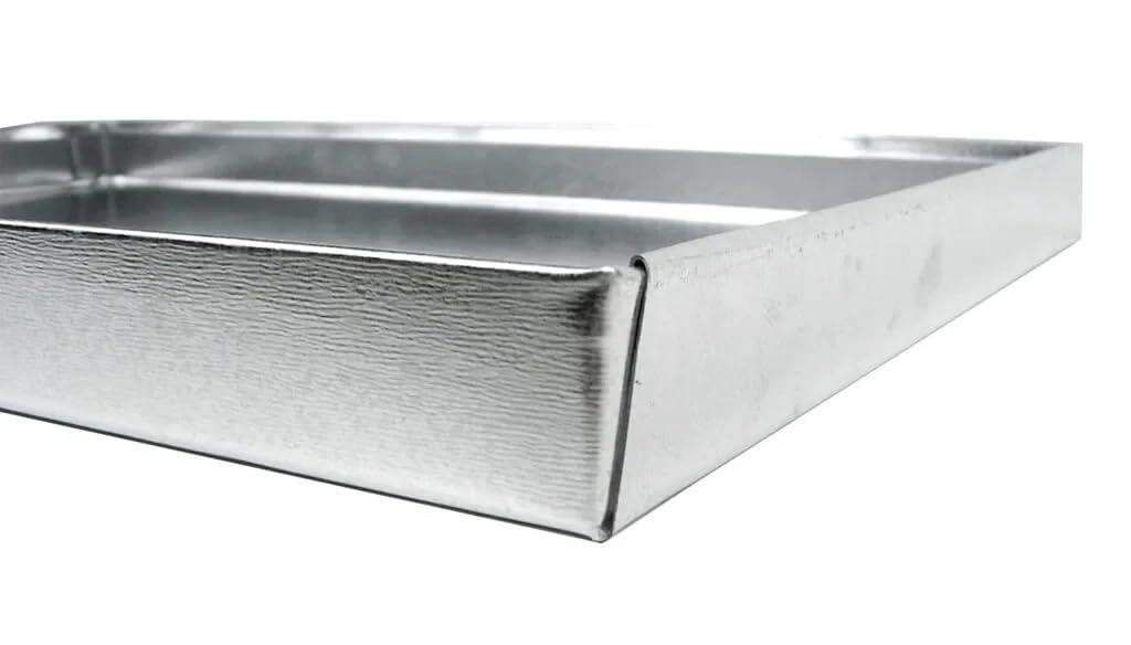 Aschekasten Feuerstelle rostfrei für Gartengrill Grillzubehör wetterfest hitzebeständig langlebig passend BBQ Holzkohle Gasgrill einfache Reinigung stabil 60x40 cm