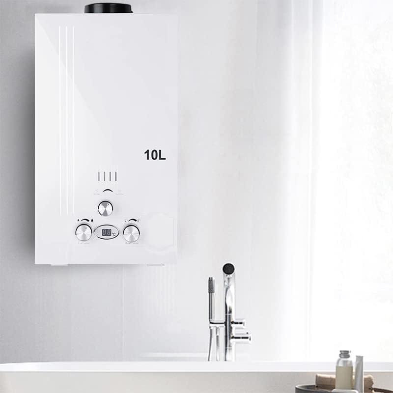 Miniatura 8 de 10L Gas de propano calentador de agua sin tanque LPG al aire libre 20KW 2,6 GPM Digital Display