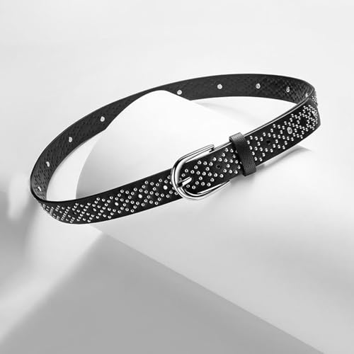 Women's Basic Belt Biker Groove Belt 2025 Bling Cool Rapper Autumn Harem Faux Leather Adjustable2