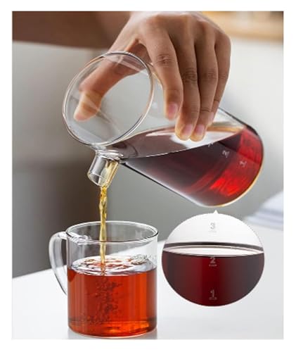 Siphon Kaffeemaschine, Syphon Kaffeemaschine, Teebereiter, Tropfkaffeemaschine mit einstellbarem Wasserfluss, Edelstahlfilter for Kaffee oder Tee