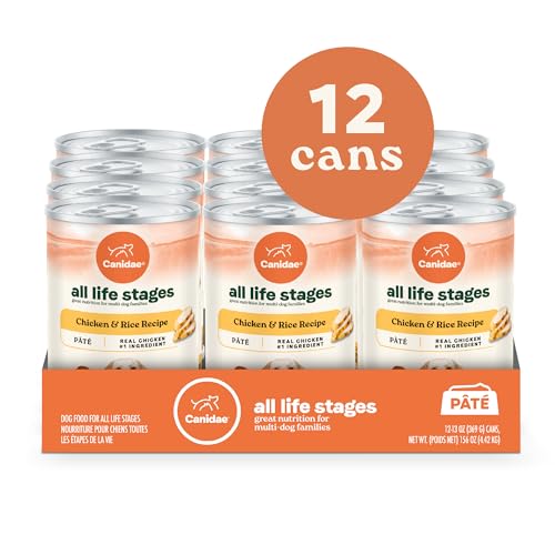 CANIDAE All Life Stages Dog Wet Food Made with Chicken & Rice, 13 oz by CANIDAE