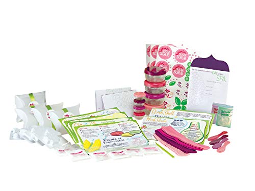 SmartLab Toys All Natural Spa Lab - 22Piece - 30 Soothing Spa Recipes - Includes 4 Bath Bomb Molds & 2 Lip Balm Pots - Thumbnail 6