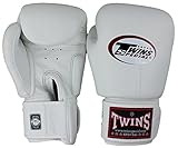 Twins Special ボクシンググローブ ベルクロ 14 oz ホワイト