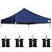 Eurmax New Pop up 10x10 Replacement Instant Ez Canopy Top Cover Choose 15 Colors (Navy Blue)