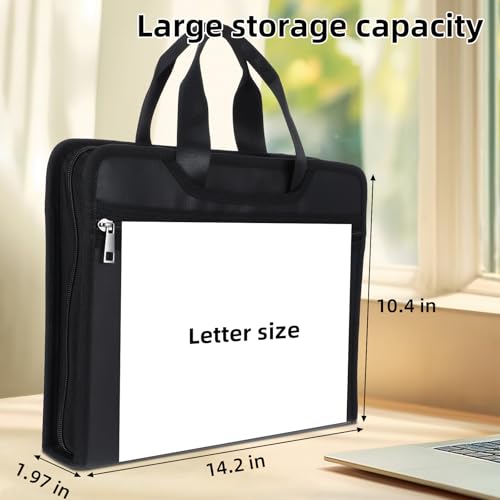 JOUTYFOR Organizador de documentos - revestimento à prova de fogo, organizador de arquivos sanfonado