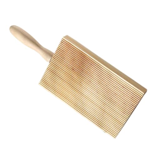 ULTECHNOVO Tablero de Pasta de Madera para Gnocchi Herramienta de Cocina Práctica y Conveniente para Hacer Pasta con Mango para Uso y Duradero