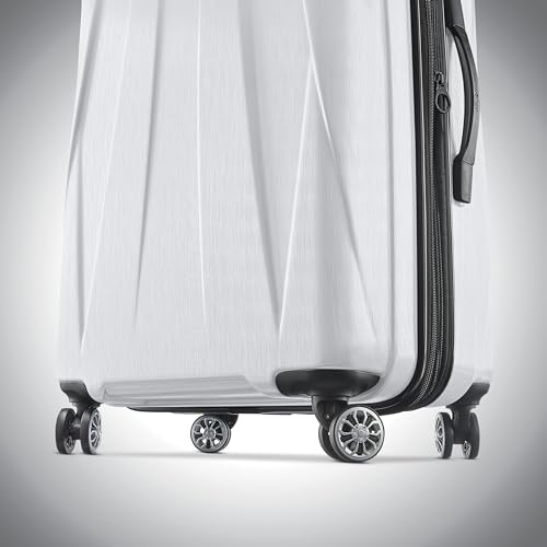 Image of Samsonite Centric 2 Hardside Expandable Luggage with Spinners | Snow White | 2PC SET (Carry-on /Medium)
