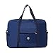 BAGZY Plegable Bolsa de Viaje Equipaje Impermeable Tote Bolsa Super Bolsa de Lona Ligera Bolsas de Deporte Fitness Mujeres Hombres Fin de Semana Bolsa de la Compra Organizador Azul