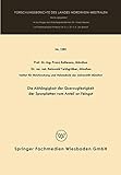 spanplattenwerk fideris  Die Abhängigkeit der Querzugfestigkeit der Spanplatten vom Anteil an Feingut (Forschungsberichte des Landes Nordrhein-Westfalen (1281), Band 1281)