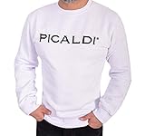 100%Baumwolle Picaldi Sweatshirt Charlie - Weiss (S)
