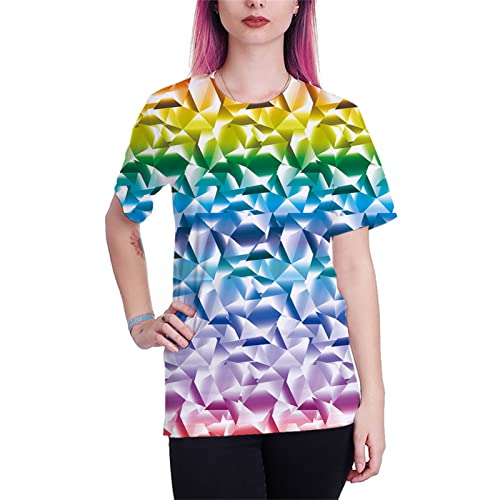 Yasswete Camisetas masculinas com estampa gráfica unissex de manga curta e estampa 3D, Style 30, Lar