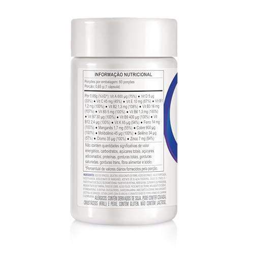 Nutren Suplemento Alimentar Multivitamínico A-Z 60 Cápsulas