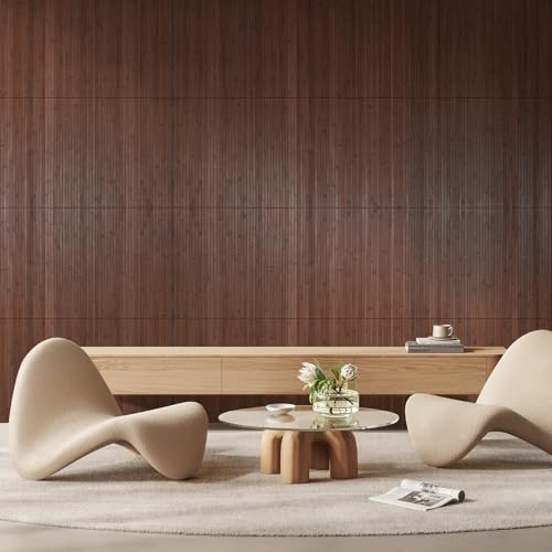 OUZUGIE 2 Pack 96x24 Inch Natural Bamboo Wall Panel by OUZUGIE - Used condition - Image 9