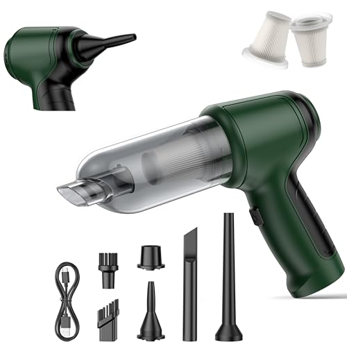 IHE Handheld Car Vacuum - 15000Pa Cordless Wet/Dry, 120W High Power with Complete Accessory Kit for Cars, Pet Hair, Home & Office