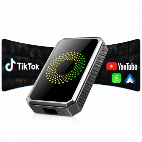 TOGUARDGO Wireless Carplay Adapter 3-1 Magic AI Box with YouTube TikTok |…